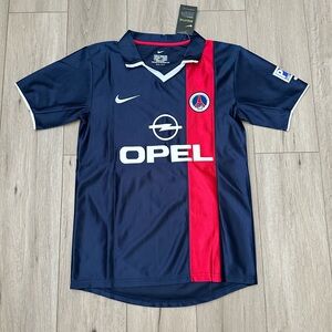 Nike Paris Saint-Germain Navy and Red Football Jersey